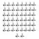 thumbnail image 3 of 50 Piezas De Ganchos Para Colgar Luces De Cadena Resistentes Para Plantas De Interior Y Exterior, Color Blanco, 3 of 5