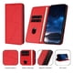 thumbnail image 4 of Funda Cartera Magnética para Samsung Galaxy S25 Edge Protección Antichoque con Ranuras Rojo, 4 of 6