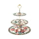 thumbnail image 4 of Elegante soporte navideño de 3 niveles para cupcakes, ideal para fiestas navideñas. También sirve para exhibir frutas, pasteles y repostería. Perfecto, 4 of 5
