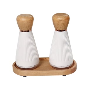 Magideal - 2 Piezas De Molinillo De Sal Y Pimienta Para Cocina, Barbacoa, Hogar, Molinillo De Pimienta Con Enchapado