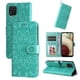 thumbnail image 4 of Funda tipo cartera FOXDOCK para Samsung Galaxy A12 , diseño girasol en relieve, cuero PU, cierre magnético, soporte y tarjetero, 4 of 5