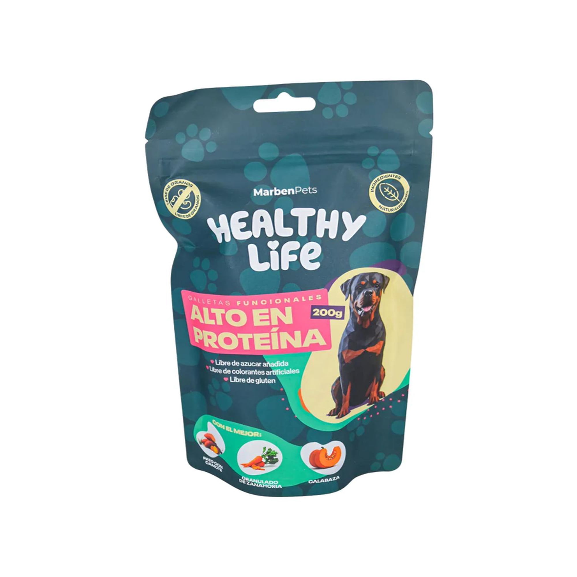 Marbent Pets - Snack Galletas Funcionales Para Perros 200g Naturales 100% Verde Oscuro