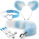thumbnail image 1 of Sexy Fox Tail Anal Plug Cute Cat Ears Headbands Set Nipple Clip Neck Collar Metal Butt Plug Couple Cosplay For Adult Sex Toys, 1 of 3