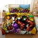 thumbnail image 1 of Anime JoJo Bizarre Adventure Jotaro Kujo Bedding Set Boys Girls Duvet Cover Pillowcase Bed Kids Adult, 1 of 5