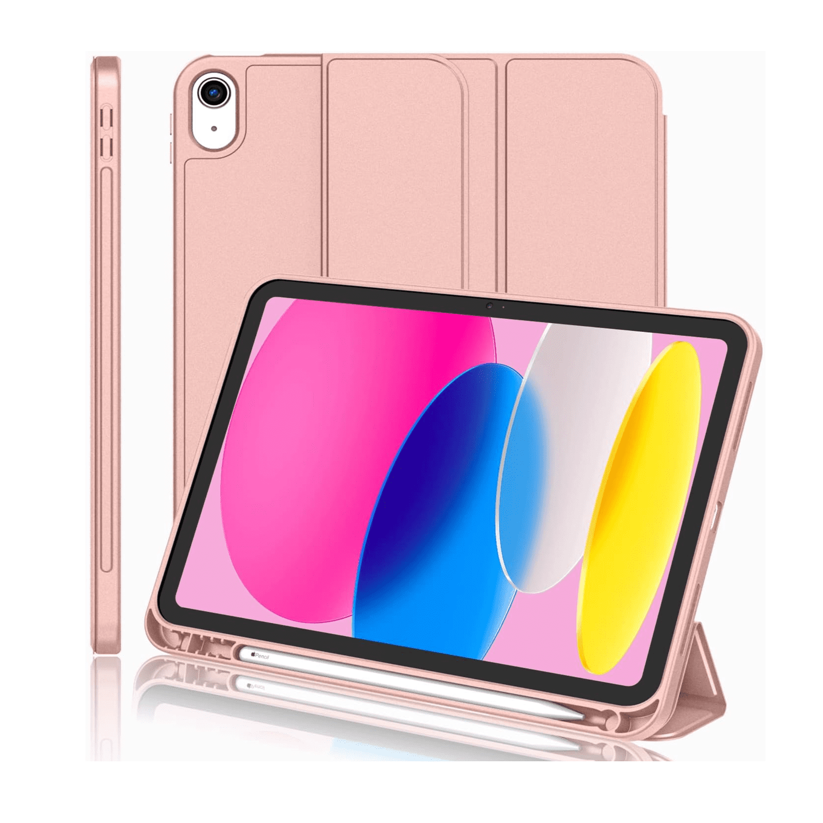 Joigo - Funda Smart Cover Para Ipad Air 11 M3 2025 Gold Rose