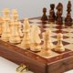 thumbnail image 5 of Juego de ajedrez LuckyWish de madera de nogal de 15 pulgadas con tabla de almacenamiento, 5 of 6