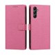 thumbnail image 2 of Funda Cartera de PU para Samsung Galaxy A15 con Tarjetas, Rojo Rosa, 2 of 6