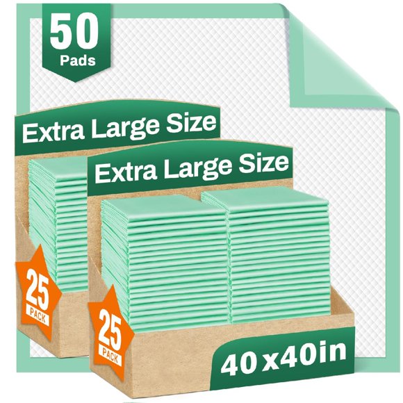 Almohadillas desechables para cama MILDPLUS 100x100 cm 50 piezas Extra Grandes