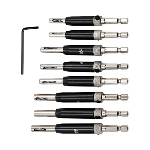 Ioensy - Broca De Bisagra Para Herramientas De Carpintería, 8 Uds., Para Profesionales De Bisagras De Carpintería