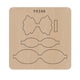 thumbnail image 1 of Troquel de corte Okjew moño elegante de tabla de madera y acero aleado, 1 of 3