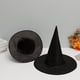 thumbnail image 2 of Sombrero de bruja LKQBBSZ negro para fiesta de Halloween para niños y adultos, 2 of 4