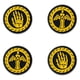 thumbnail image 1 of 4 PCS Tapas para Joystick de Controlador para Switch/Switch Lite/Switch OLED, Cubiertas para Botones de Palanca Analógica, Lindas Tapas para Joystick para Controladores Joycon, 1 of 7