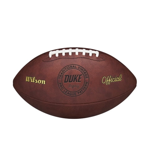 Balón De Fútbol Wilson The Duke Nfl Throwback, Talla Oficial, Marrón