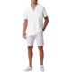thumbnail image 2 of INSPIRE CHIC Camisas de Lino para Hombre Cuello Campamento Manga Corta Botón Abajo Camisas de Playa de Verano XL Blanco, 2 of 6