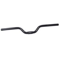 Magideal - Manillar De Bicicleta, Aleación De Aluminio, Resistente Al Desgaste, Portátil, Fácil De Instalar, Manillar De 25,4 Mm, Versátil Para Montar Al Aire Li Negro 58Cm
