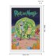 thumbnail image 2 of Kit de Pintura de Diamantes 5D Desmarcar Rick y Morty 20x30cm, 2 of 6