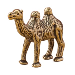 Magideal - Estatua De Camello En Miniatura, Figura De Camello, Mini Camello, Pequeño Adorno De Camello Para Estantería, Mesa Central Para El Hogar, Decoración De