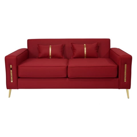 Muebles New - Sofa Paris Tres Cuerpos Rojo Lino