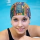 thumbnail image 4 of The Archies Gorro de Natación de Licra, Gorro de Baño de Tela Cómoda, Gorro Elástico Antideslizante para Hombres, Mujeres y Niños, 4 of 6