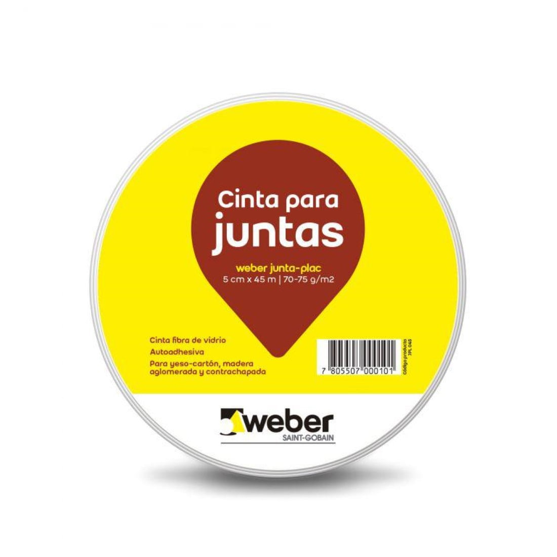 Weber - Cinta Para Juntas (juntaplac) 5cms X 45mts