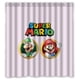 thumbnail image 1 of Cortina de ducha de dibujos animados de Super Mario, juego de cortina de baño con ganchos, tamaño 66 x 72 pulgadas, 1 of 3