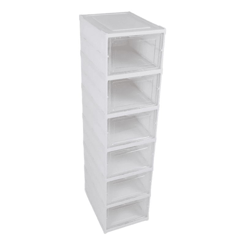 Genérico - Zapatera Plegable Organizador 6 Niveles Cajas Para Zapatos