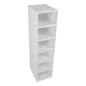 Genérico - Zapatera Plegable Organizador 6 Niveles Cajas Para Zapatos