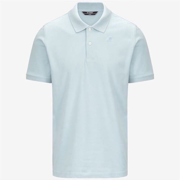 Polera K-Way Men Amedee Pique Blue Baby