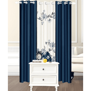 Todostore - Cortinas De Tela 3 Paños 97X220Cm