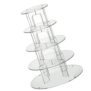 Bothyi - Soporte Acrílico Para Cupcakes De 5 Niveles Para Exhibir Artículos Para Fiestas, Decoración Festiva Y Bocadillos