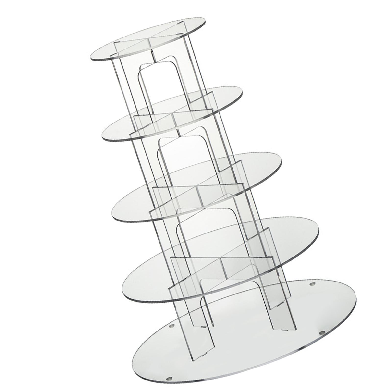 Bothyi - Soporte Acrílico Para Cupcakes De 5 Niveles Para Exhibir Artículos Para Fiestas, Decoración Festiva Y Bocadillos