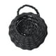 thumbnail image 2 of Cesta De Flores Colgante De Mimbre, Macetero De Pared, Césped, Patio, Balcón, Soporte Para Maceta, Color Negro, 2 of 5