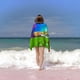 thumbnail image 2 of Mikecrack Toalla de playa de secado rápido con diseño temático, regalo para mujeres y niñas, ideal para cumpleaños, fans, amantes de la música, uso en la playa o al aire libre, 78 × 160 cm, 2 of 6