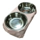 thumbnail image 1 of Plato Doble Para Mascotas Pequeñas Perros Y Gatos rosa, 1 of 3