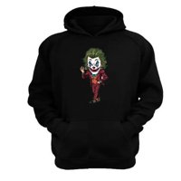 Genérico - Polerón Canguro The Joker Negro Talla Xs Unisex