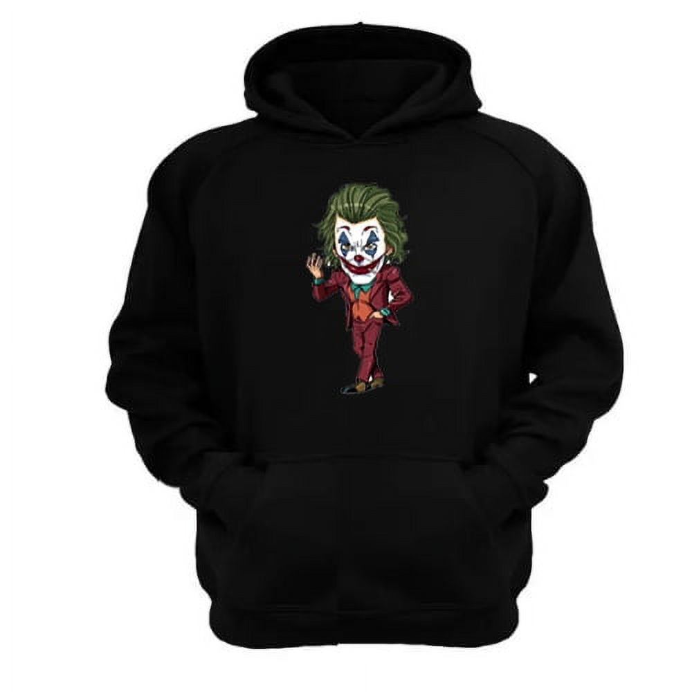 Genérico - Polerón Canguro The Joker Negro Talla M Unisex