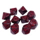 thumbnail image 4 of 10x Juego De Dados Poliédricos Juego De Juguetes De Barra Dados Para Juegos De Cartas Juego De Roles Rojo, 4 of 5