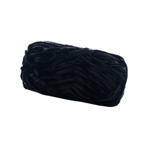 Magideal - Hilo Grueso Para Tejer A Mano, 87,49 Yardas, Hilo De Lana Gigante Súper Voluminoso Para Tejer A Mano, Hilo Voluminoso Para Sombreros, Cojín, Estera De Negro