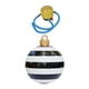 thumbnail image 5 of Bola Inflable De Navidad, Accesorios De 20 Pulgadas, Bola De Navidad Para Exteriores, Festival, Jardín, Rayas Blancas Y Negras, 5 of 5