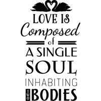 Rienda Libre Graphics - Decomural Love Is Composed Romance Ws-46214