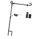 thumbnail image 4 of Soporte para bandera de jardín, soporte para pancarta con topes de resorte, mástil de bandera extraíble en el exterior, soporte para mástil de bandera, 4 of 5