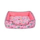thumbnail image 1 of Cama Para Mascotas Diseño Rosa Búhos Mediano, 1 of 2