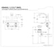 thumbnail image 4 of Grifo para lavabo Kingston Brass NuvoFusion de 4 pulgadas entre centros, 4 of 4