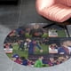 thumbnail image 4 of Pedri-theme Round Coral Fleece Floor Mat, Non-Slip Non-Shedding Washable Durable Area Rug for Living Room Bedroom Kids Room, 60CM, 4 of 6