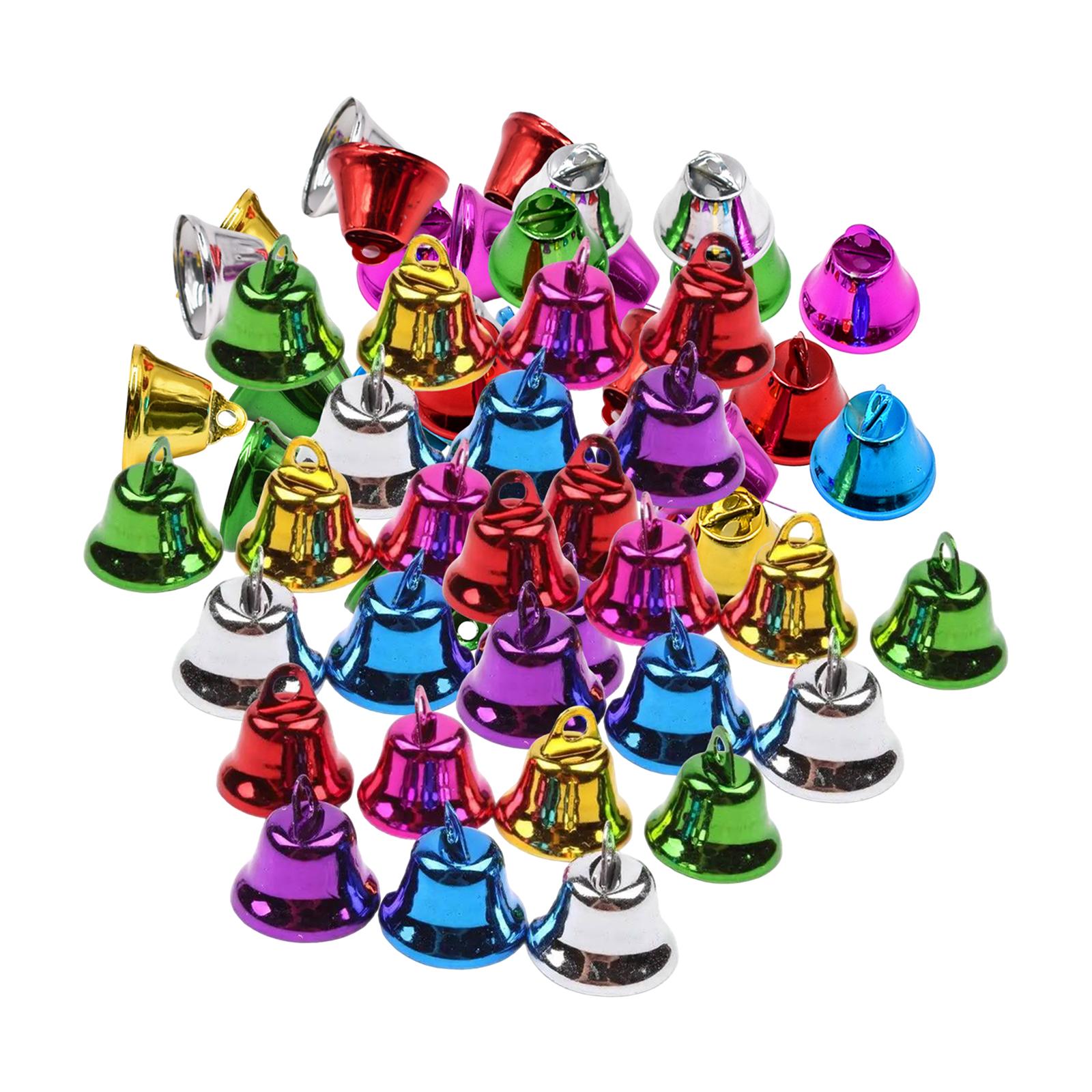 Magideal - 50 Uds. De Dijes Colgantes De Campanas Artesanales, Artesanías Hechas A Mano, Campanas Pequeñas Ligeras, Campanas De Metal Para Decoración De Joyería 21Mm