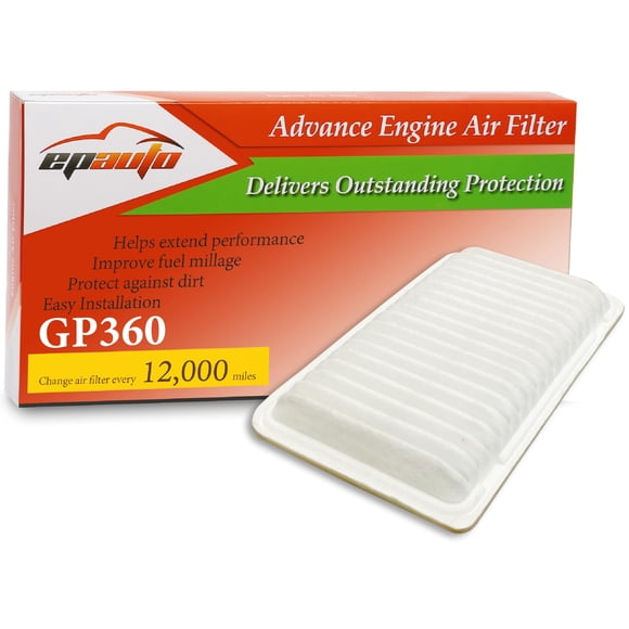 Filtro de aire del motor EPauto GP360 (CA9360) para Toyota Camry