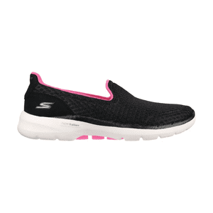 Zapatillas Urbanas Skechers Go Walk 6 Big Splash Mujer | 124508-Bkhp - Talla 35