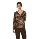 thumbnail image 1 of Polera Animal Print Julieta Café Eclipse, 1 of 2