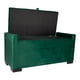 thumbnail image 2 of Banqueta Leyzy con Baúl  Verde Botella Felpa 40X55X105 cm, 2 of 3