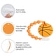 thumbnail image 2 of Mordedor de silicona Cuebo con clip para chupete, diseño de baloncesto, 2 of 5